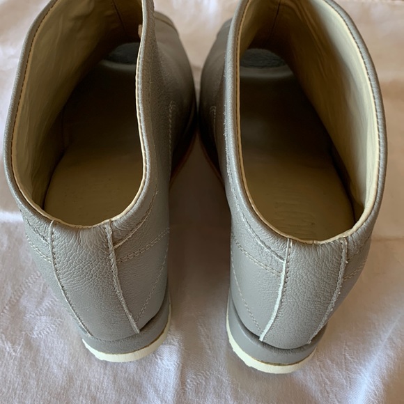 Rucoline Italian Leather Peep Toe Booties with built in Wedge - size 40 - Picture 4 of 7